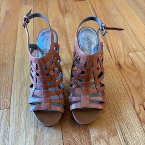 Marc Fisher Light Brown Leather sandle